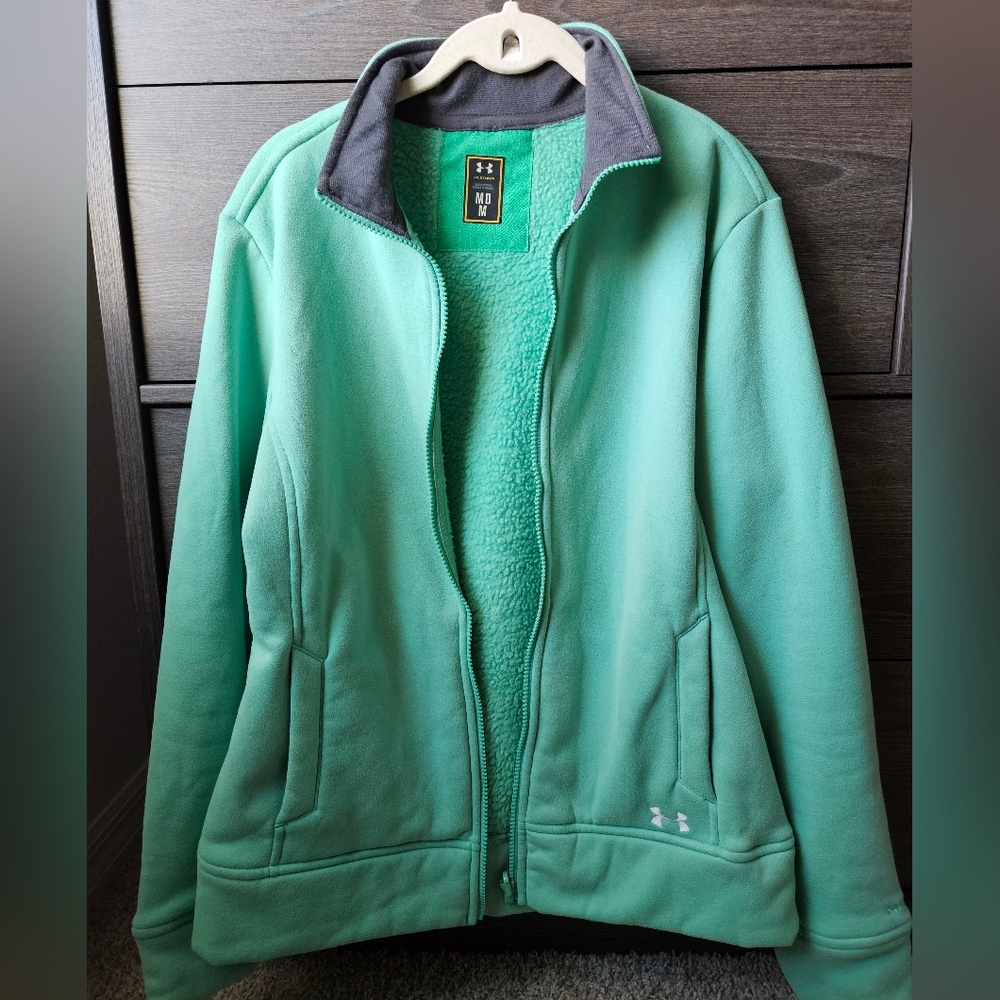 Under Armour Storm Green Fleece Zip Up